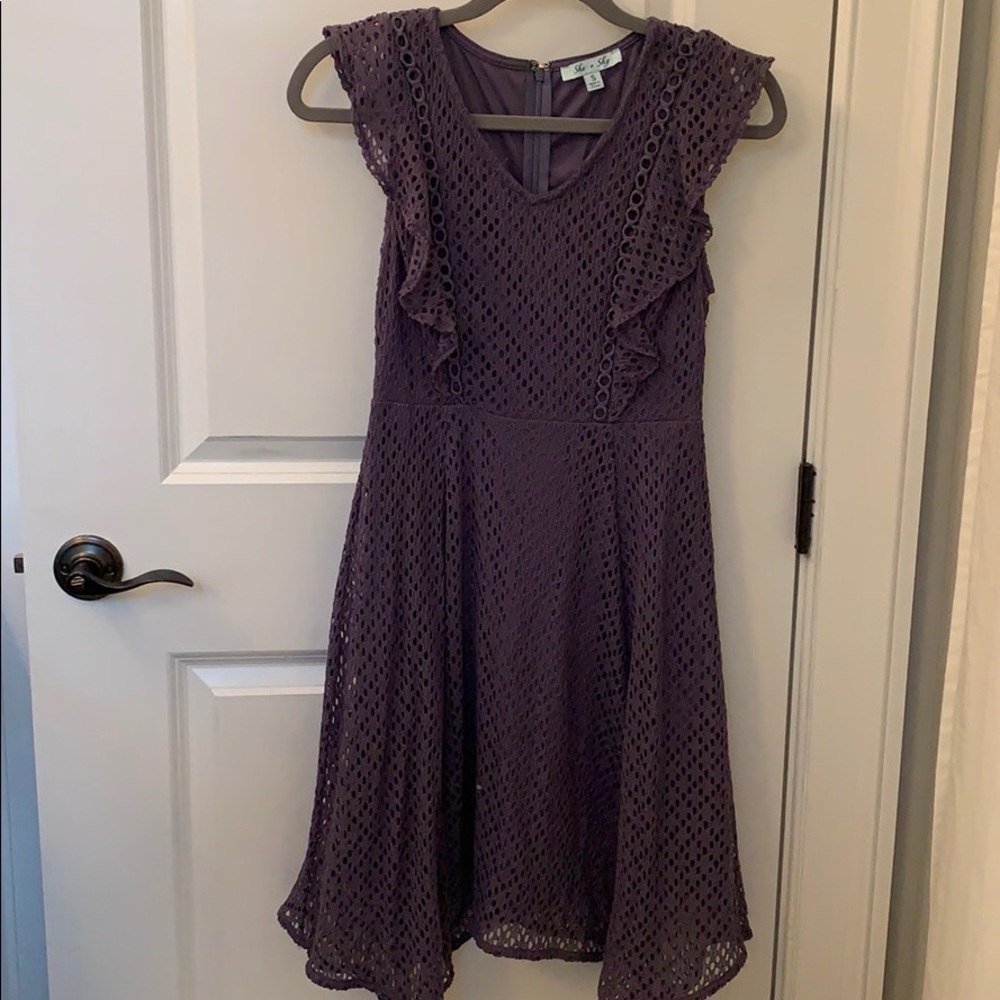 She+Sky lavender dress
